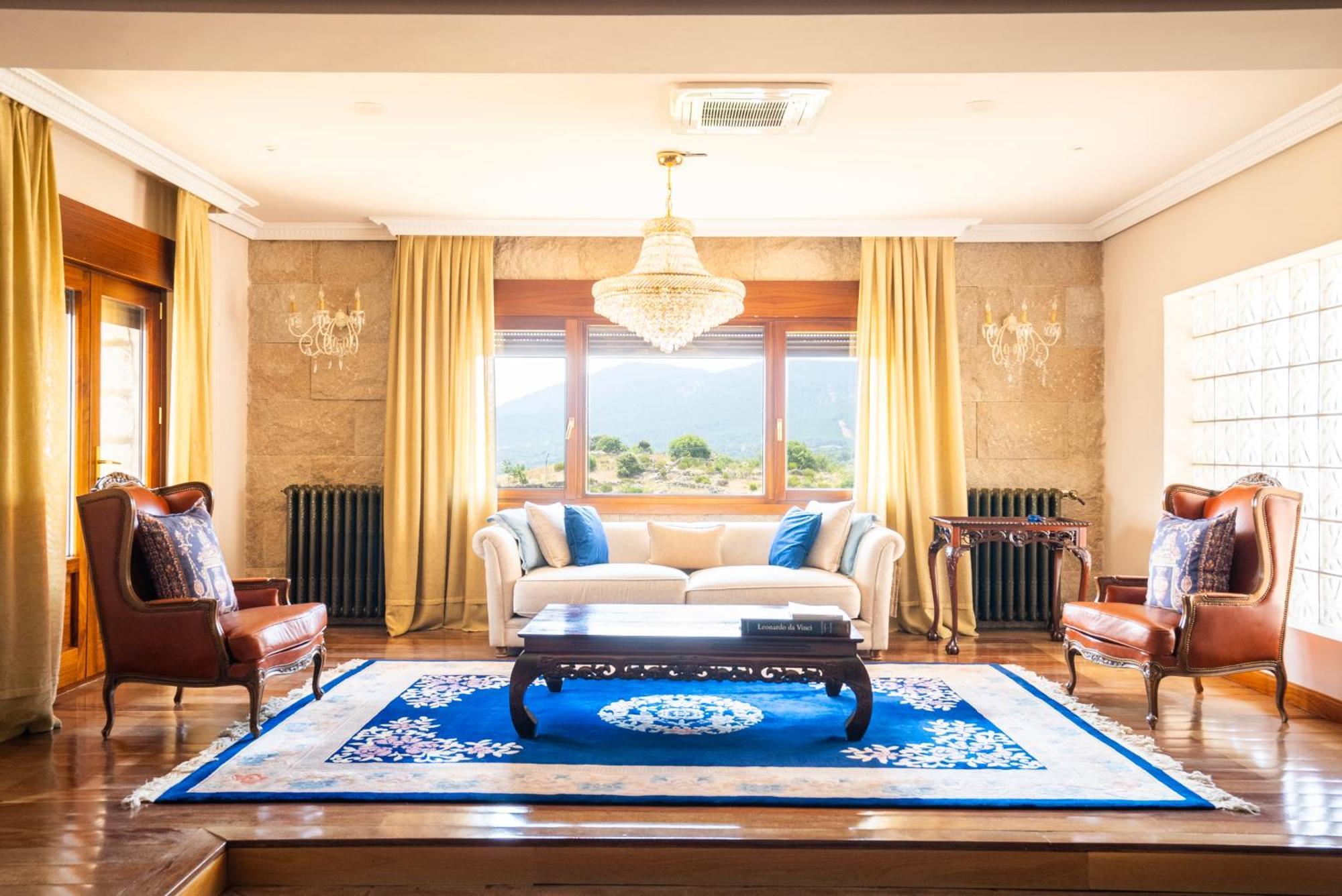 Villa Mansion Con Jacuzzi A 40 Grados, Gran Piscina Y Padel El Tiemblo Exterior foto